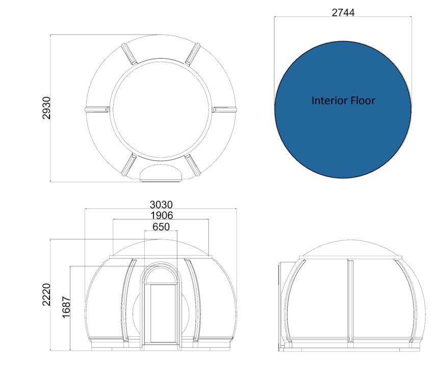 Luxury Bubble Dome SmartHouse Tourism Leisure Exceptional Vacations Airbnb Global Reality Ltd