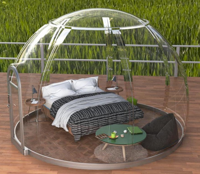 Luxury Bubble Dome SmartHouse Tourism Leisure Exceptional Vacations Airbnb Global Reality Ltd