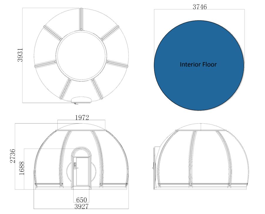 Luxury Bubble Dome SmartHouse Tourism Leisure Exceptional Vacations Airbnb Global Reality Ltd