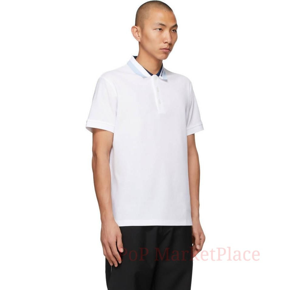 Burberry White Edney Polo GREEN HIVE FASHION