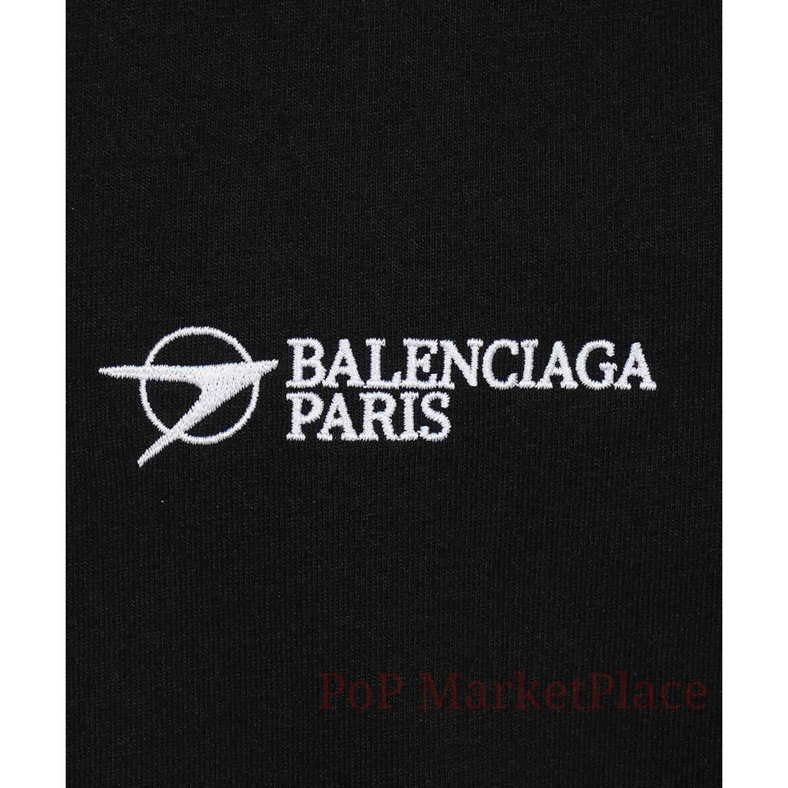 Balenciaga TKV CORPORATE MEDIUM FIT T-shirt Black GREEN HIVE FASHION