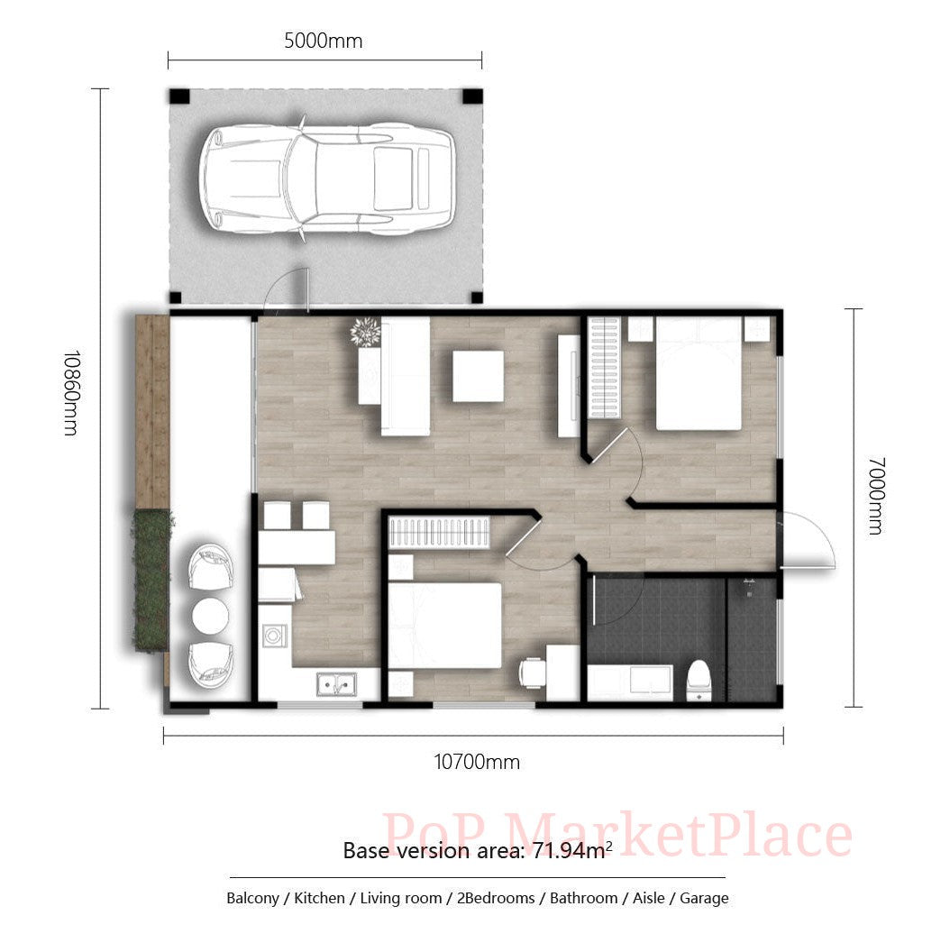 Smarthouse Bedrooms m² Global Reality Ltd