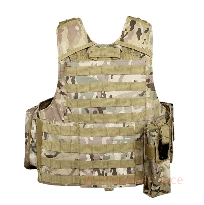 Multifonctional Tactical Vest First Aid Kit Pouches Global Defense