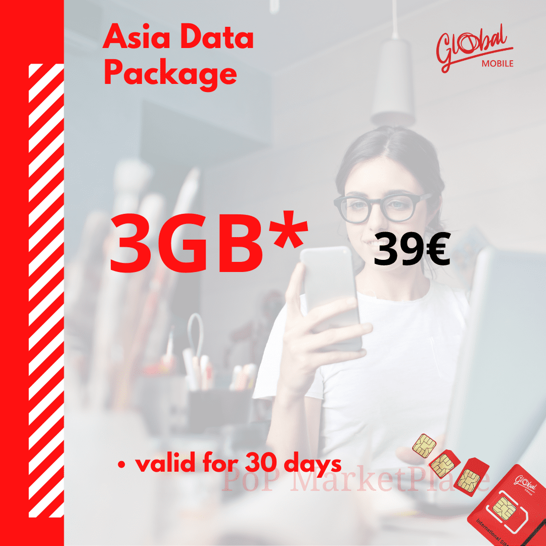 ASIA Data Plan Global Mobile