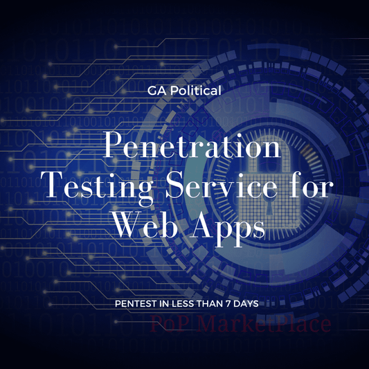 PenTest Penetration Testing Service Web Apps less days GA Political