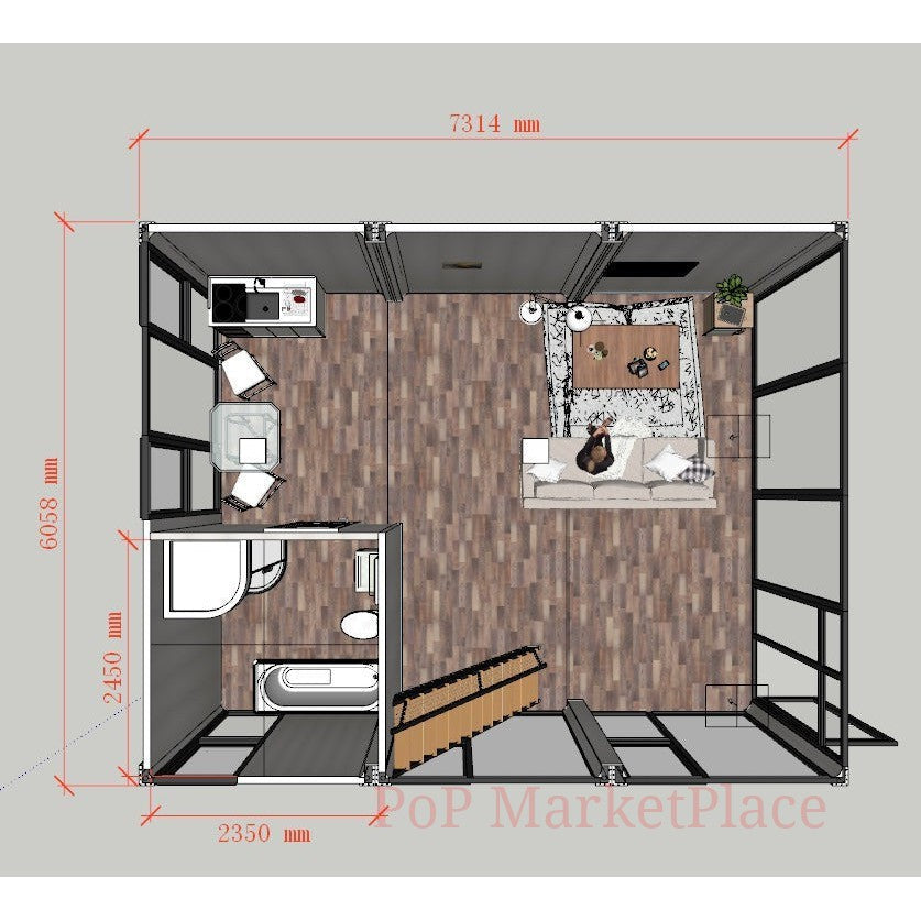 Smarthouse Floors m² Porch Global Reality Ltd