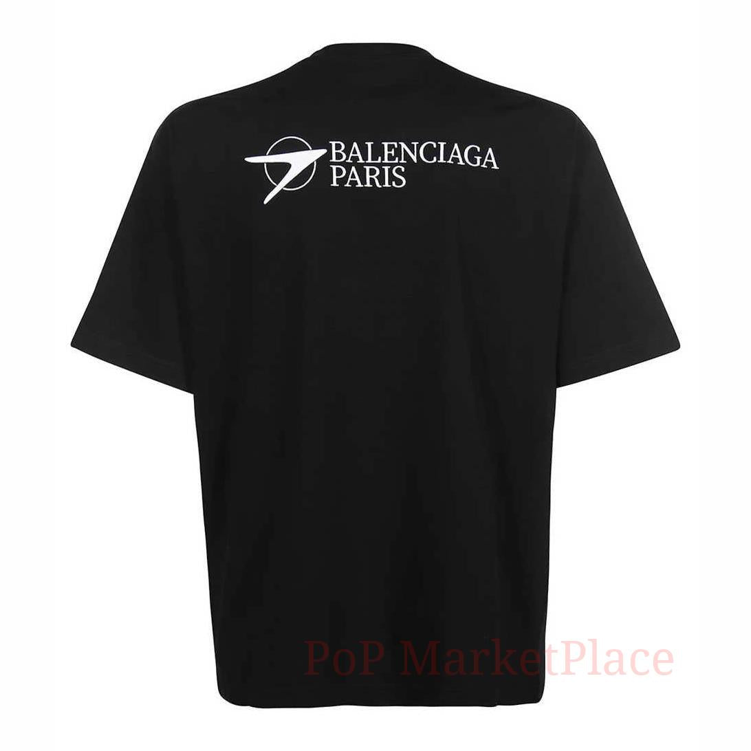 Balenciaga TKV CORPORATE MEDIUM FIT T-shirt Black GREEN HIVE FASHION