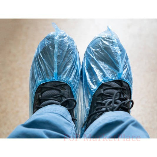 Disposable Single Use Blue Medical Surgical Shoes Cover shoe sizes Global Group llc
