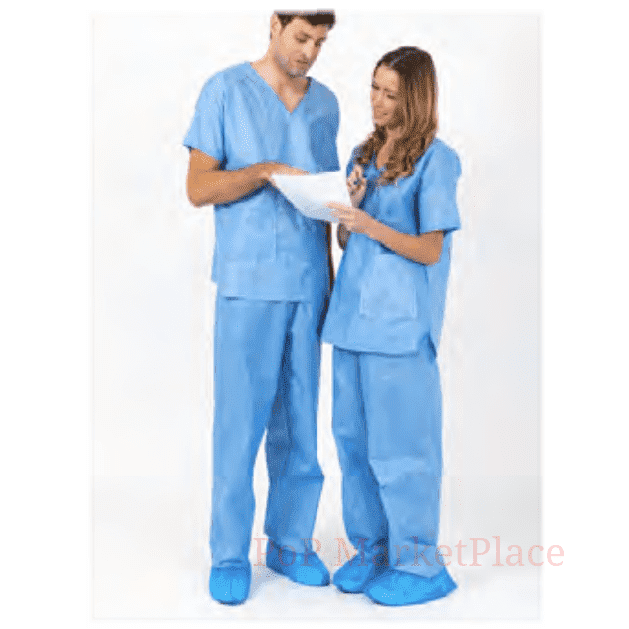 Unisex Single-use Disposable Medical Scrub Suit Men Women Global Group llc