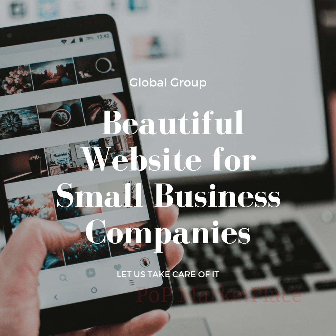 Create Beautiful Website Small Business Companies Global Group llc
